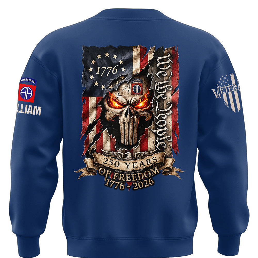Custom 250Years Of Freedom Shirt Gift For Military Veterans We The People Shirt K1702 MT2