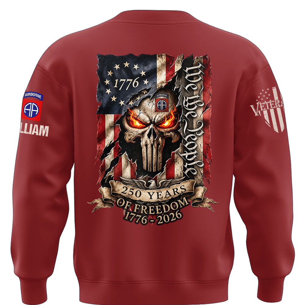 Custom 250Years Of Freedom Shirt Gift For Military Veterans We The People Shirt K1702 MT2