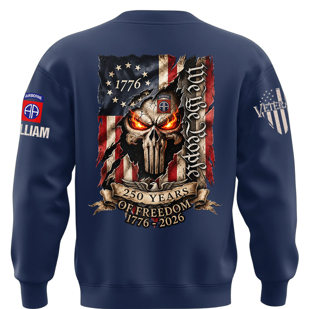 Custom 250Years Of Freedom Shirt Gift For Military Veterans We The People Shirt K1702 MT2