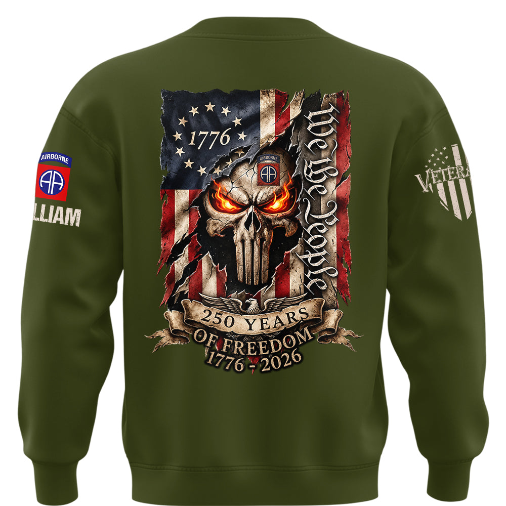 Custom 250Years Of Freedom Shirt Gift For Military Veterans We The People Shirt K1702 MT2