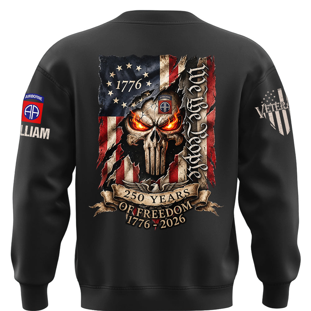 Custom 250Years Of Freedom Shirt Gift For Military Veterans We The People Shirt K1702 MT2