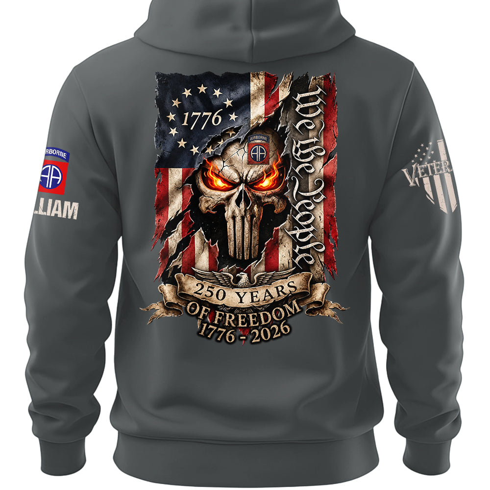 Custom 250Years Of Freedom Shirt Gift For Military Veterans We The People Shirt K1702 MT2