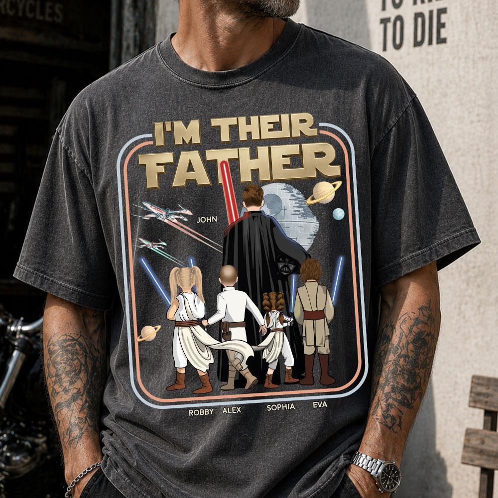 I'm Their Father - Personalized Shirt For Dad - Custom Gift For Father's Day A2110 Nh00