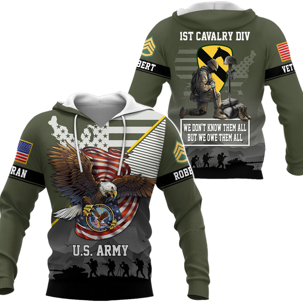 Custom All Over Print Shirt We Don't Know Them All But We Owe Them Gift For Veterans Military Gift K1702 Trhn