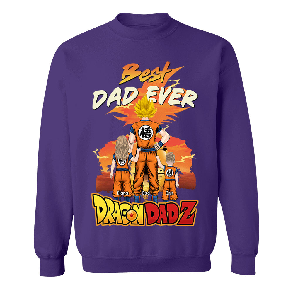 Personalized DragonDad Best Dad Ever Shirt, Gift For Dad, Father's Day L0411 VH01 
