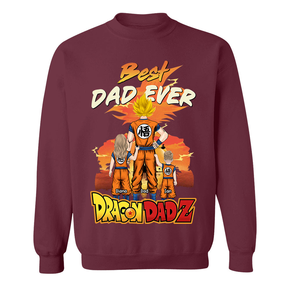 Personalized DragonDad Best Dad Ever Shirt, Gift For Dad, Father's Day L0411 VH01 