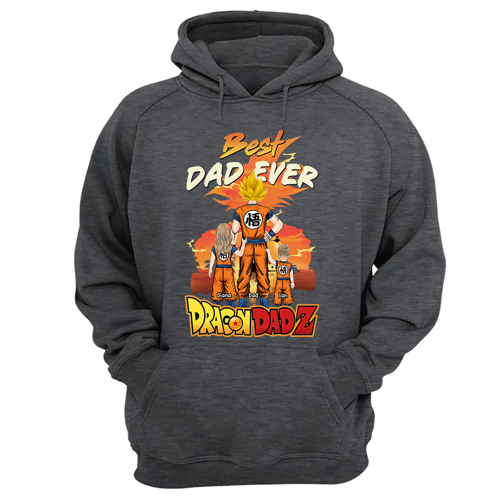 Personalized DragonDad Best Dad Ever Shirt, Gift For Dad, Father's Day L0411 VH01 