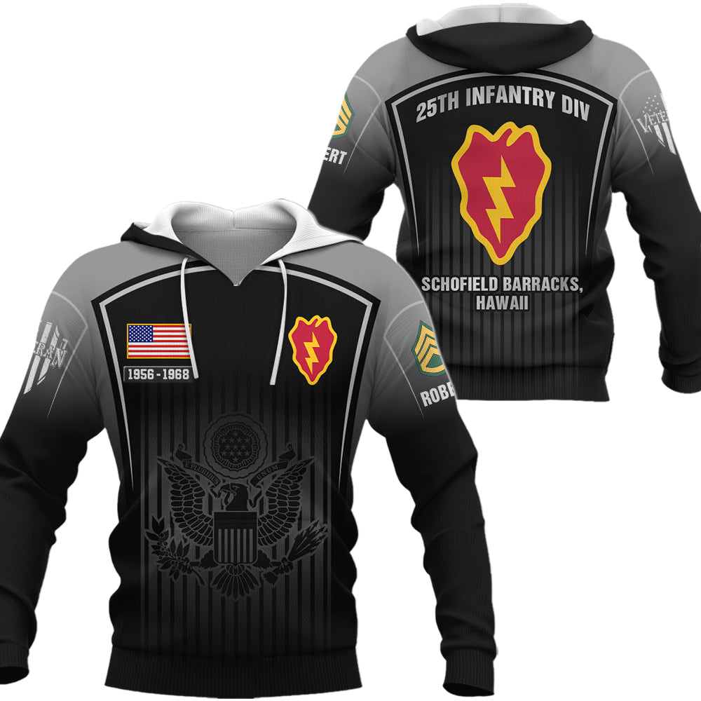 Custom All Over Print Veteran Shirt – All Military Branches, Divisions & Duty Stations K1702 Trhn