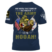 Personalized Shirt One Word That Sums Up The Power Of The Army Gift For Soldiers K1702