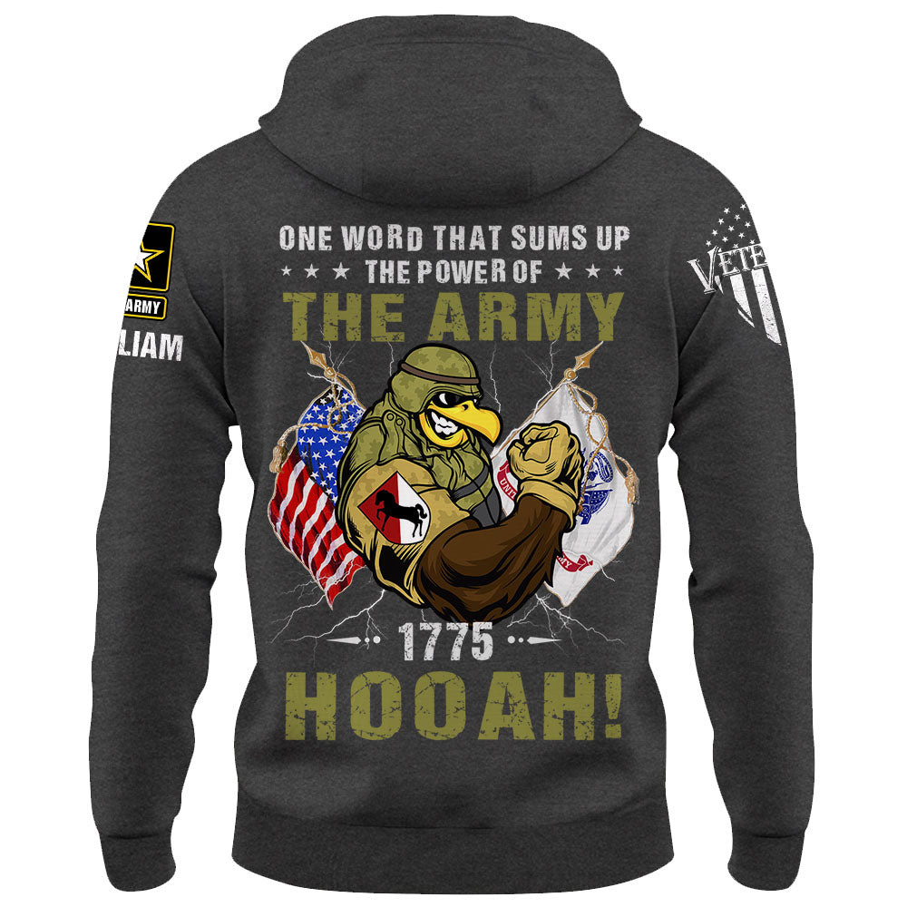 Personalized Shirt One Word That Sums Up The Power Of The Army Gift For Soldiers K1702