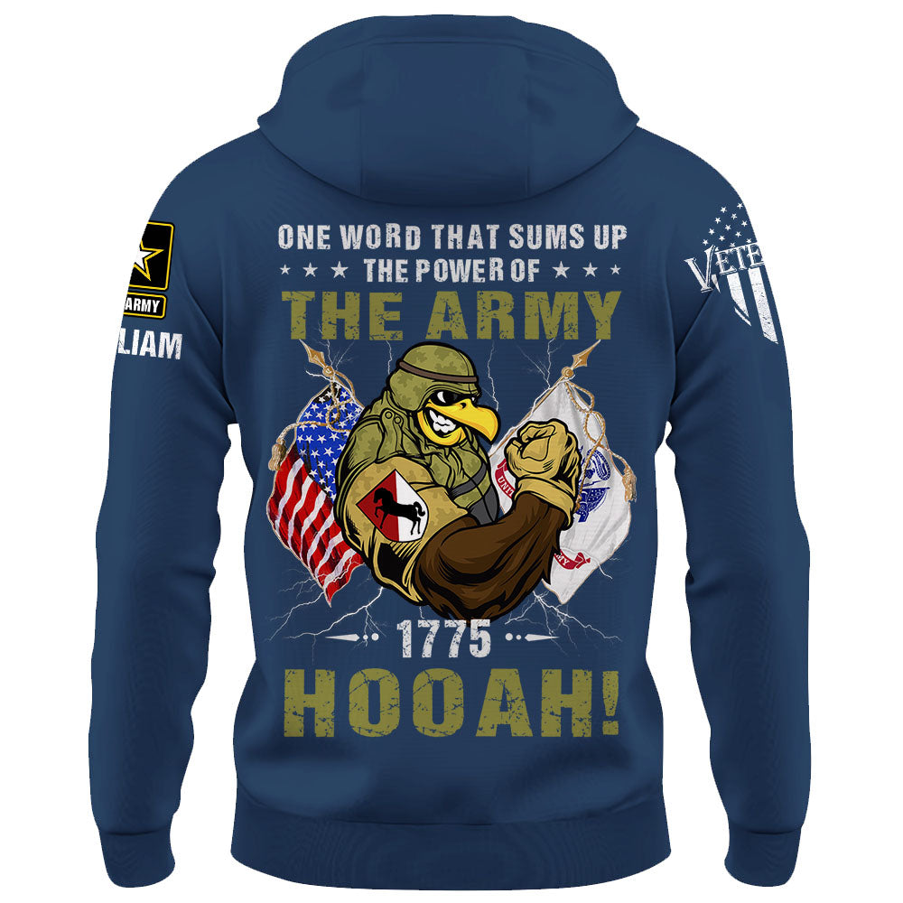 Personalized Shirt One Word That Sums Up The Power Of The Army Gift For Soldiers K1702