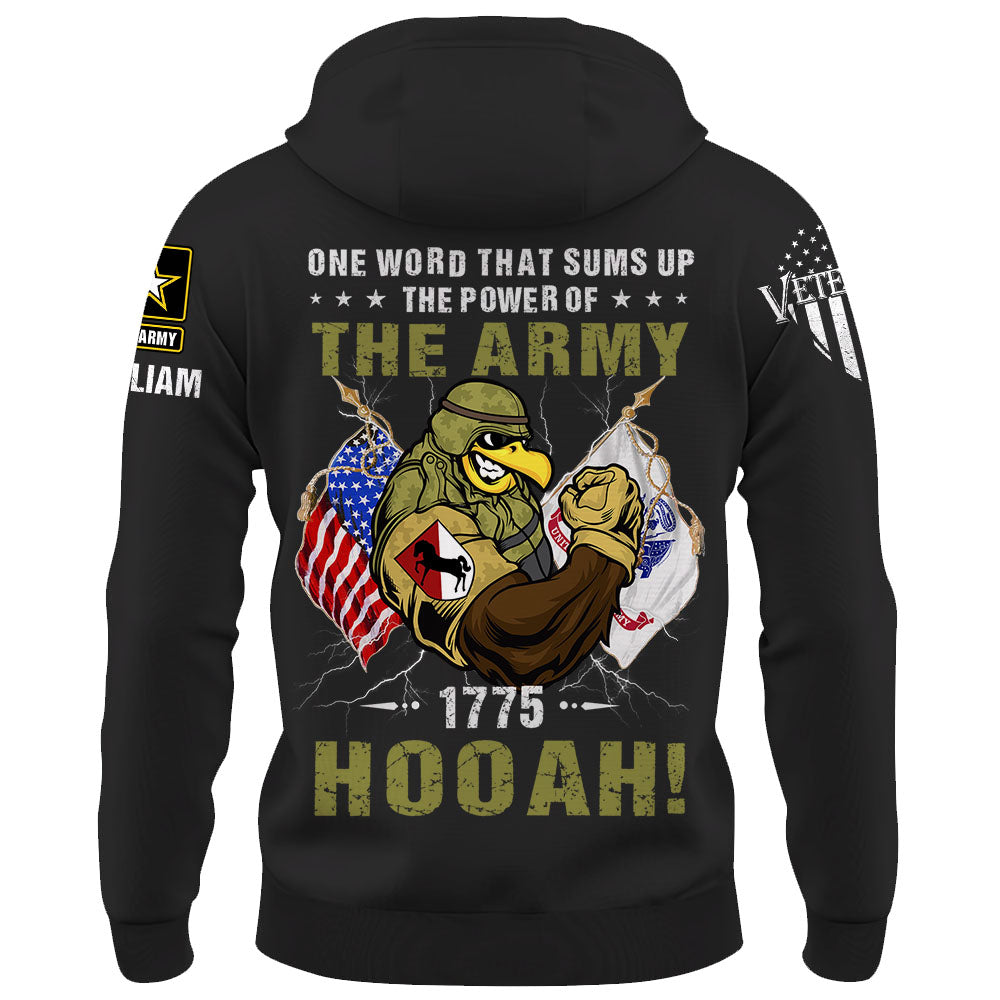 Personalized Shirt One Word That Sums Up The Power Of The Army Gift For Soldiers K1702