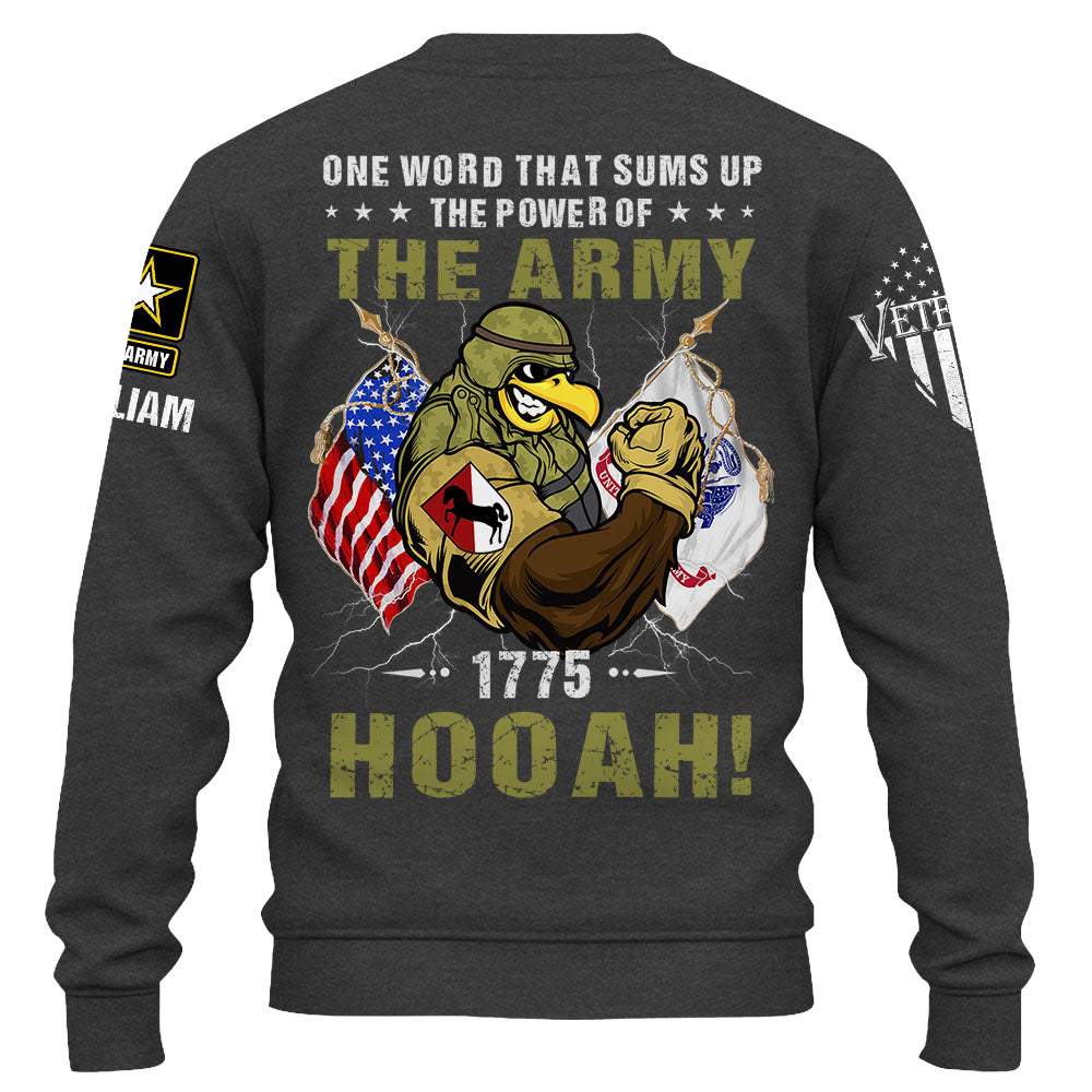 Personalized Shirt One Word That Sums Up The Power Of The Army Gift For Soldiers K1702