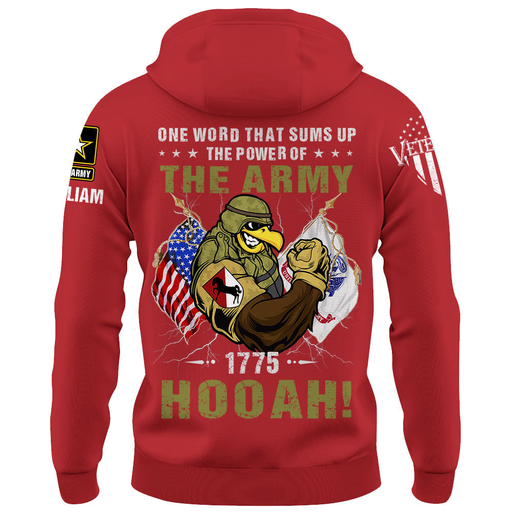 Personalized Shirt One Word That Sums Up The Power Of The Army Gift For Soldiers K1702