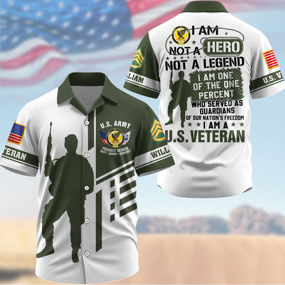 Custom Division Rank All Branches Of Service All Over Print Shirt For Soldier Veteran K1702 Trhn