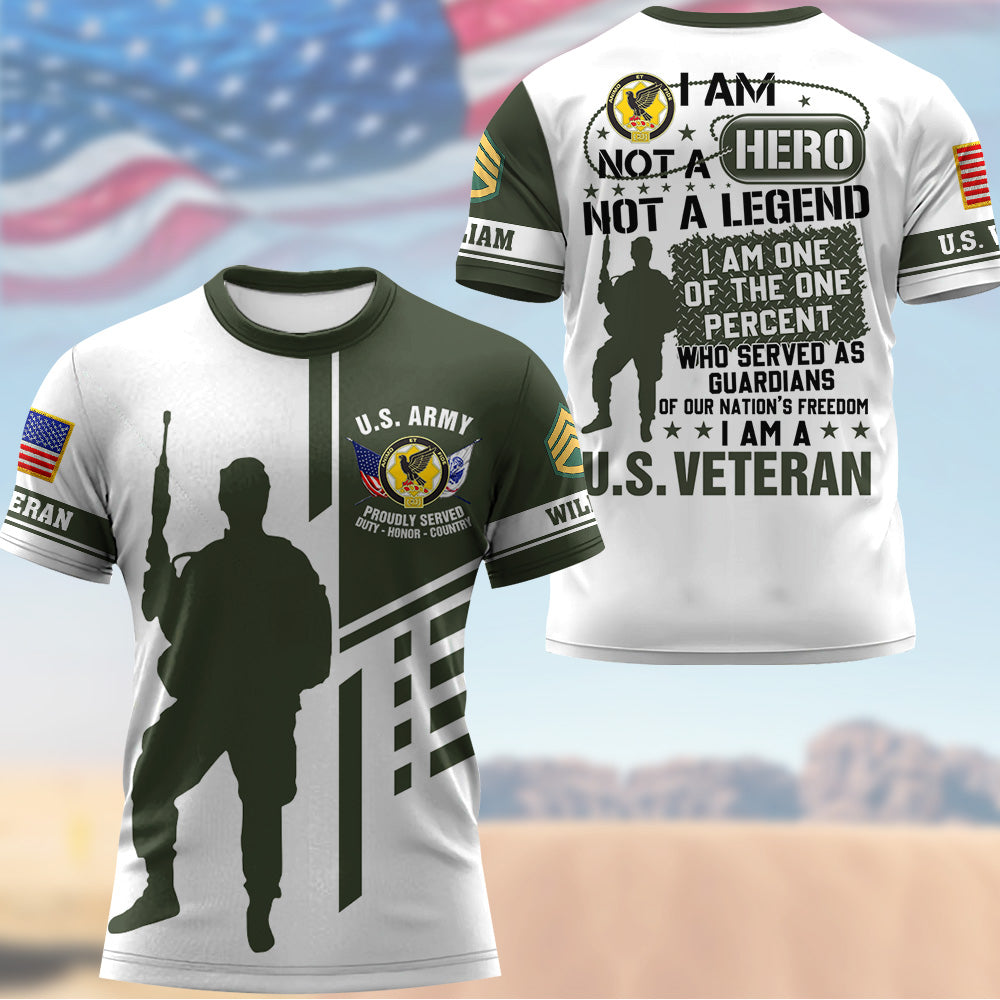Custom Division Rank All Branches Of Service All Over Print Shirt For Soldier Veteran K1702 Trhn