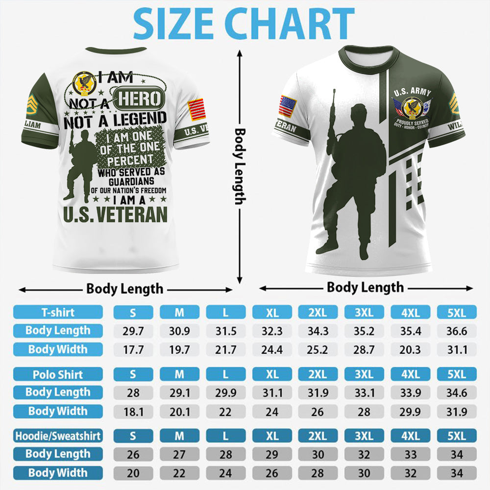 Custom Division Rank All Branches Of Service All Over Print Shirt For Soldier Veteran K1702 Trhn