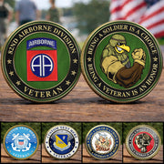 Custom Military Challenge Coin Being A Soldier Choice Being A Veteran Is An Honor Gift For Veterans K1702 Trhn