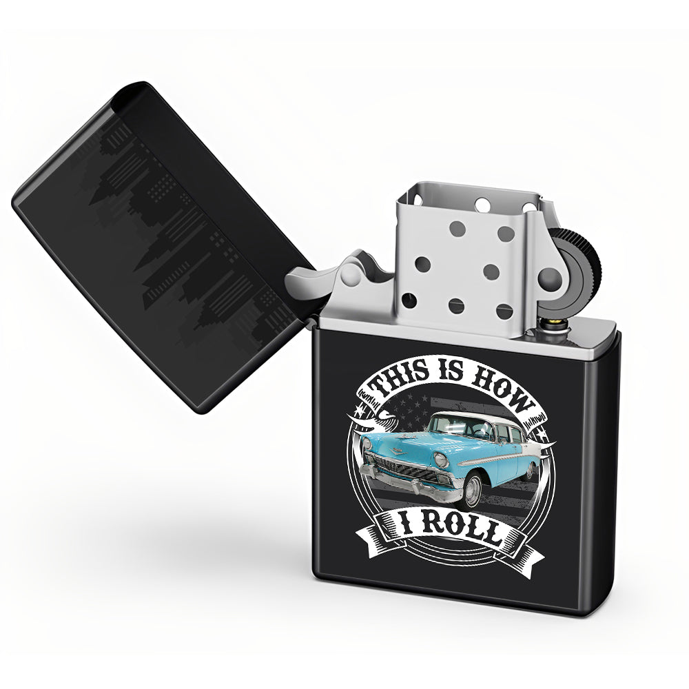 This Is How I Roll - Custom Photo Classic Car Lighter - Personalized Name Car Lighter K1702 Trhn