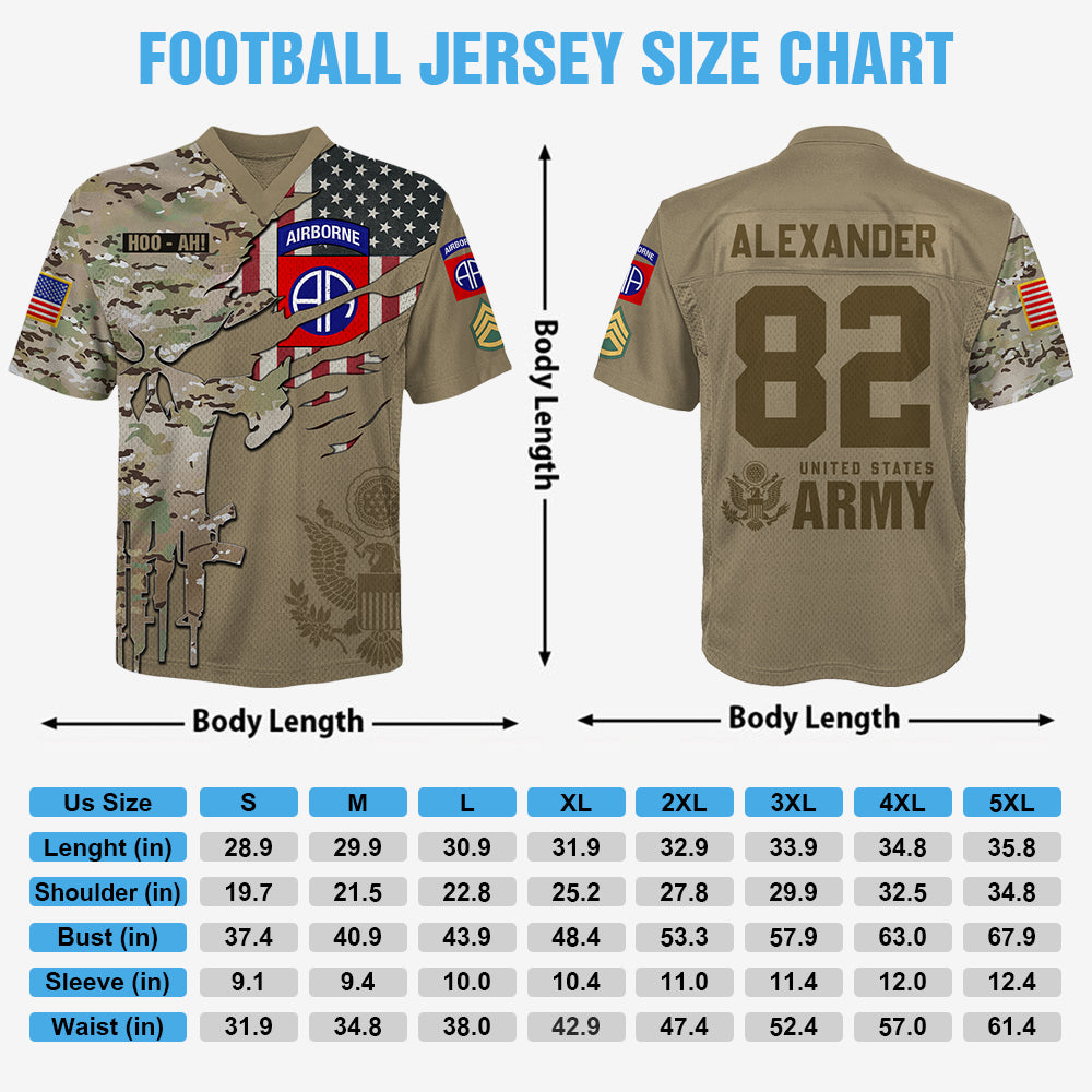 Custom Jersey Football Military Custom Shirt Skull Camouflage Military Veteran Gift For Veteran Soldier K1702 Trhn