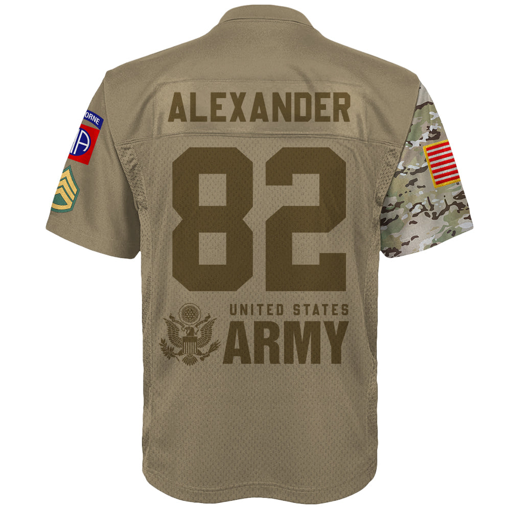 Custom Jersey Football Military Custom Shirt Skull Camouflage Military Veteran Gift For Veteran Soldier K1702 Trhn