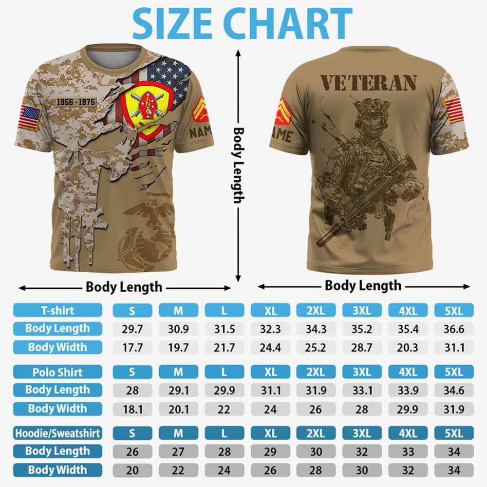 Personalized All Over Print Shirt Skull Camouflage Military Veteran Gift K1702