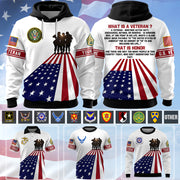 Personalized All Over Print Shirt What is A Veteran Custom All Military Branch Gift For Veterans K1702 Hv01
