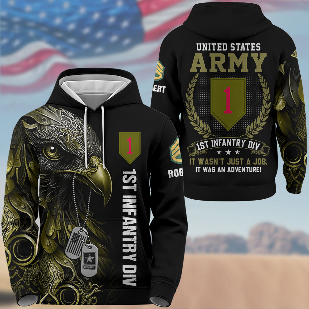 Personalized All Over Print Shirt It Wasn't Just a Job; It Was an Adventure Available All Military Branches Gift For Veterans K1702 Trhn