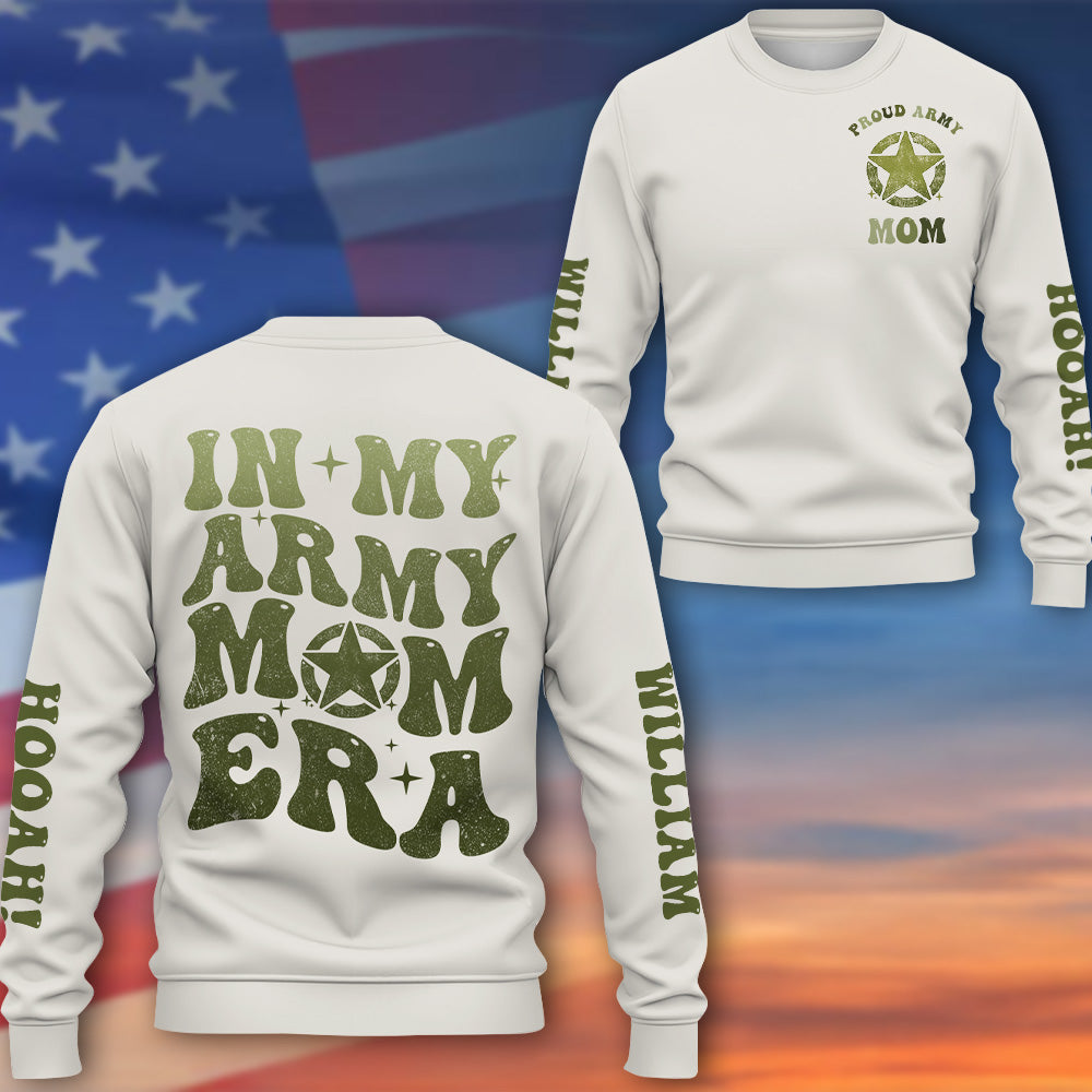 Custom Shirt In My Military Mom Era Custom Family Member Available All Military Branches Gift For Military Mom Wife K1702 Pt99