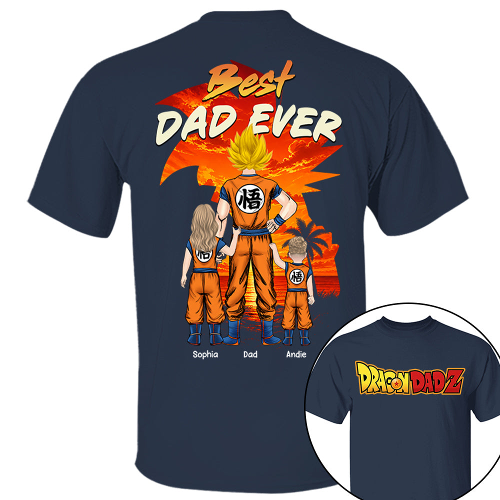Custom DragonDad Best Dad Ever Shirt, Father's Day 2026 L0411 VH01