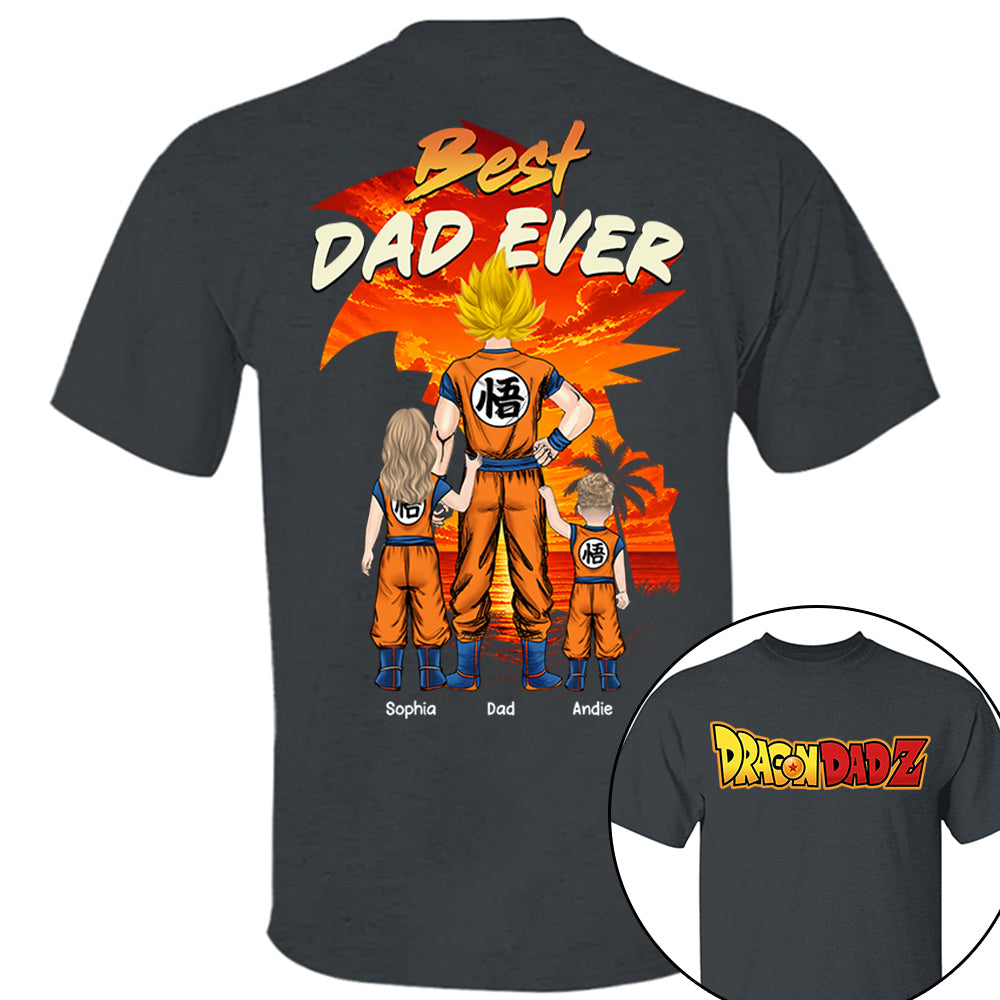 Custom DragonDad Best Dad Ever Shirt, Father's Day 2026 L0411 VH01