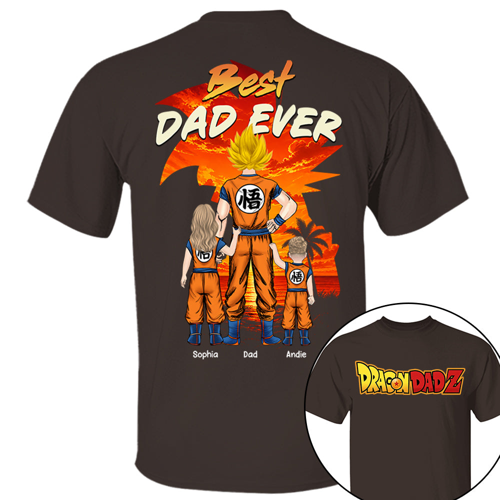 Custom DragonDad Best Dad Ever Shirt, Father's Day 2026 L0411 VH01