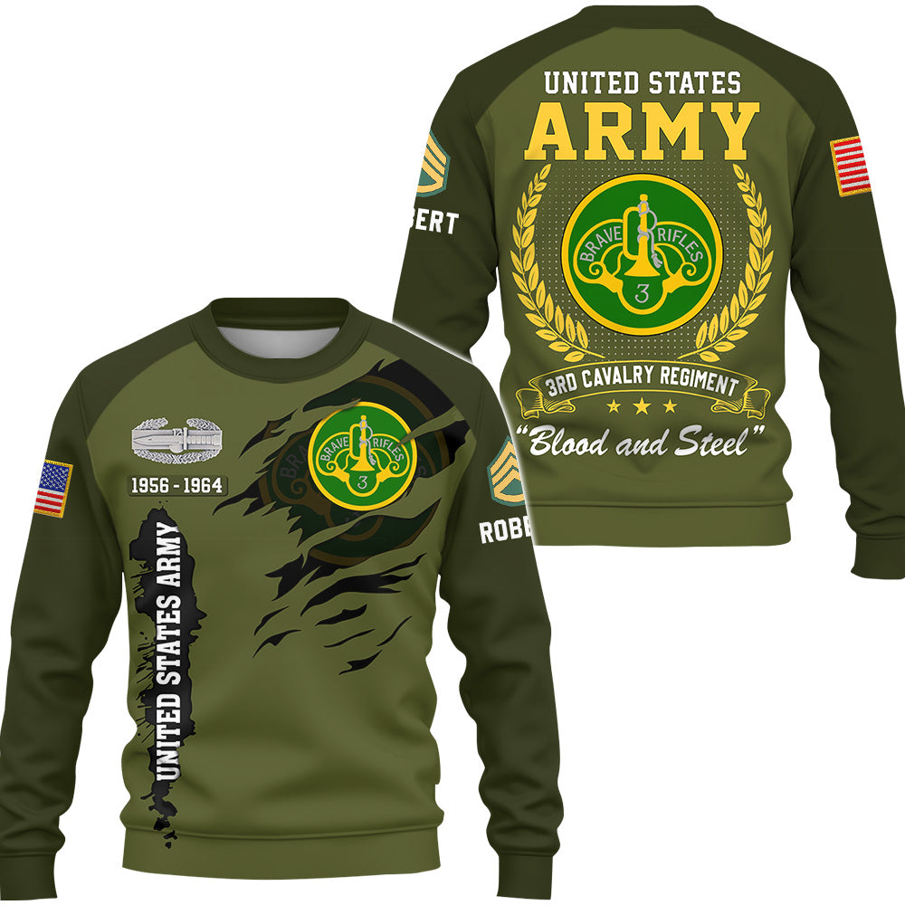 Custom All Over Print Shirt US Military Available All Military Branches Gifts For Veteran K1702 Trhn
