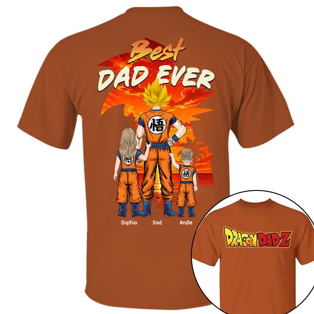Custom DragonDad Best Dad Ever Shirt, Father's Day 2026 L0411 VH01
