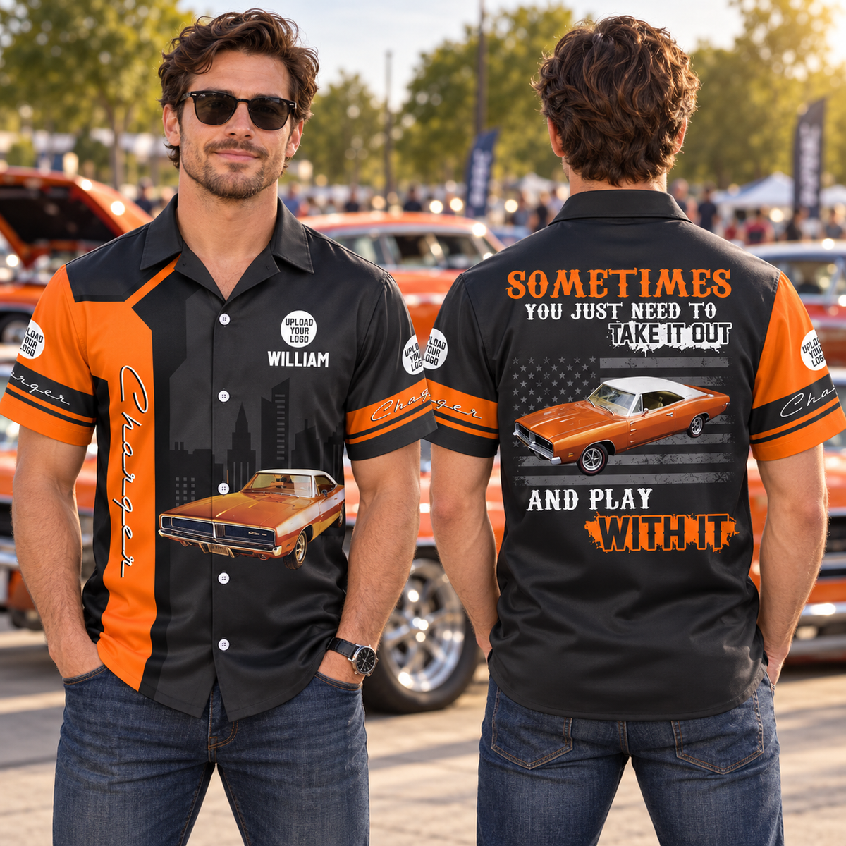 Sometimes You Just Need To Take It Out And Play With It Custom Photo Classic Car Shirt - Personalized Name Car All Over Print Shirt K1702