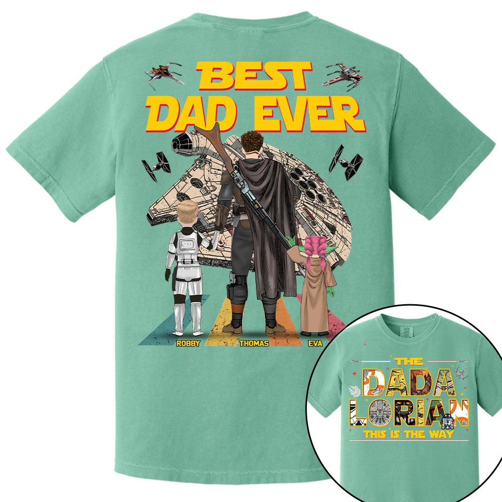 The Dadalorian This Is The Way Personalized Shirt Gift For Dad For Father's Day T1807 Hv01