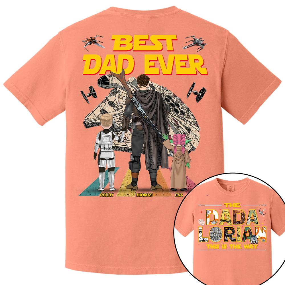 The Dadalorian This Is The Way Personalized Shirt Gift For Dad For Father's Day T1807 Hv01