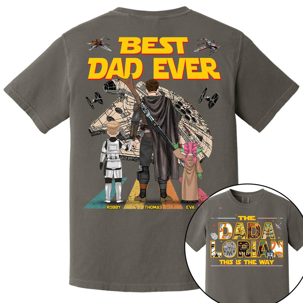 The Dadalorian This Is The Way Personalized Shirt Gift For Dad For Father's Day T1807 Hv01