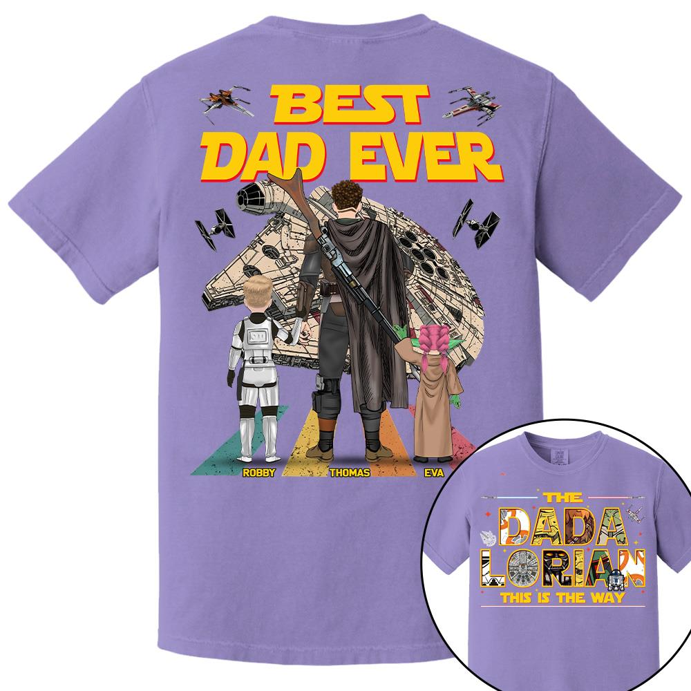The Dadalorian This Is The Way Personalized Shirt Gift For Dad For Father's Day T1807 Hv01