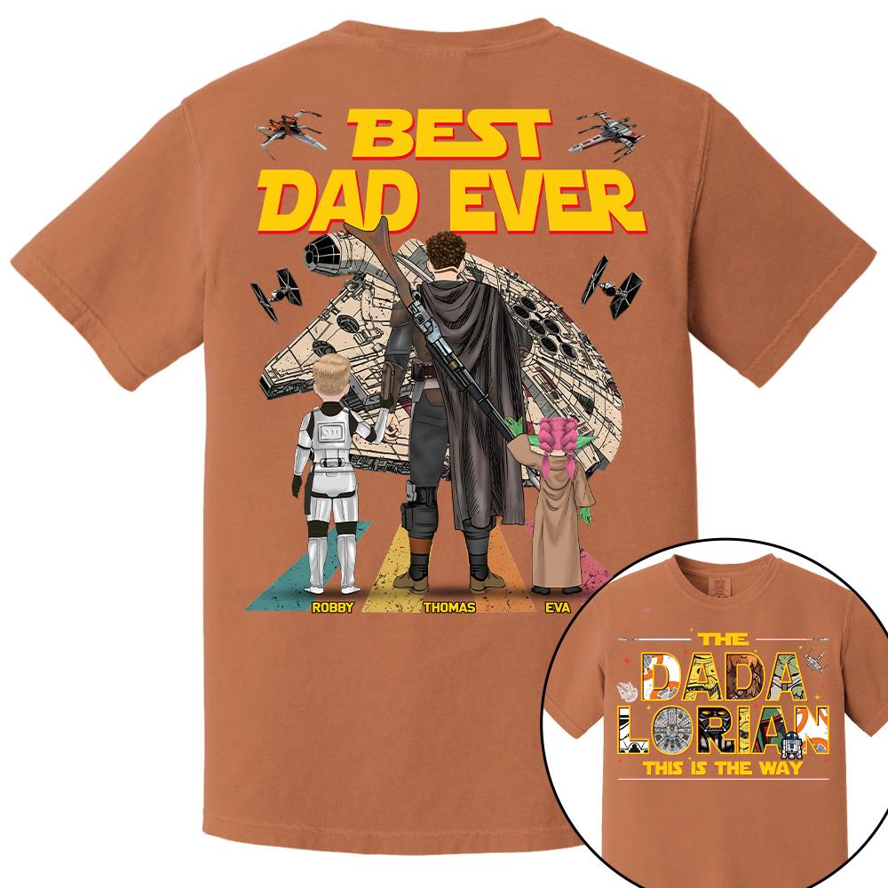The Dadalorian This Is The Way Personalized Shirt Gift For Dad For Father's Day T1807 Hv01