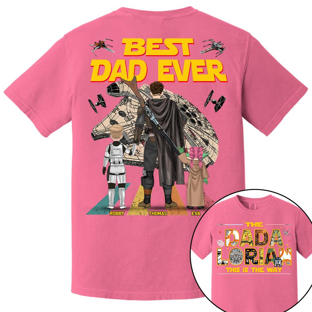 The Dadalorian This Is The Way Personalized Shirt Gift For Dad For Father's Day T1807 Hv01