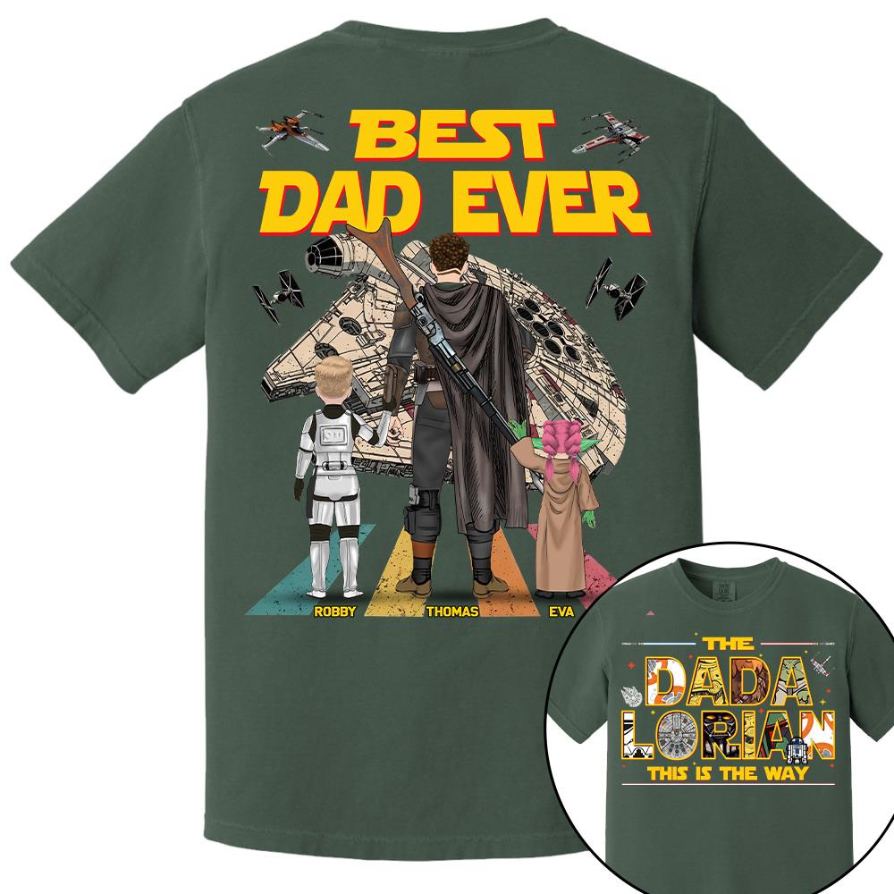 The Dadalorian This Is The Way Personalized Shirt Gift For Dad For Father's Day T1807 Hv01