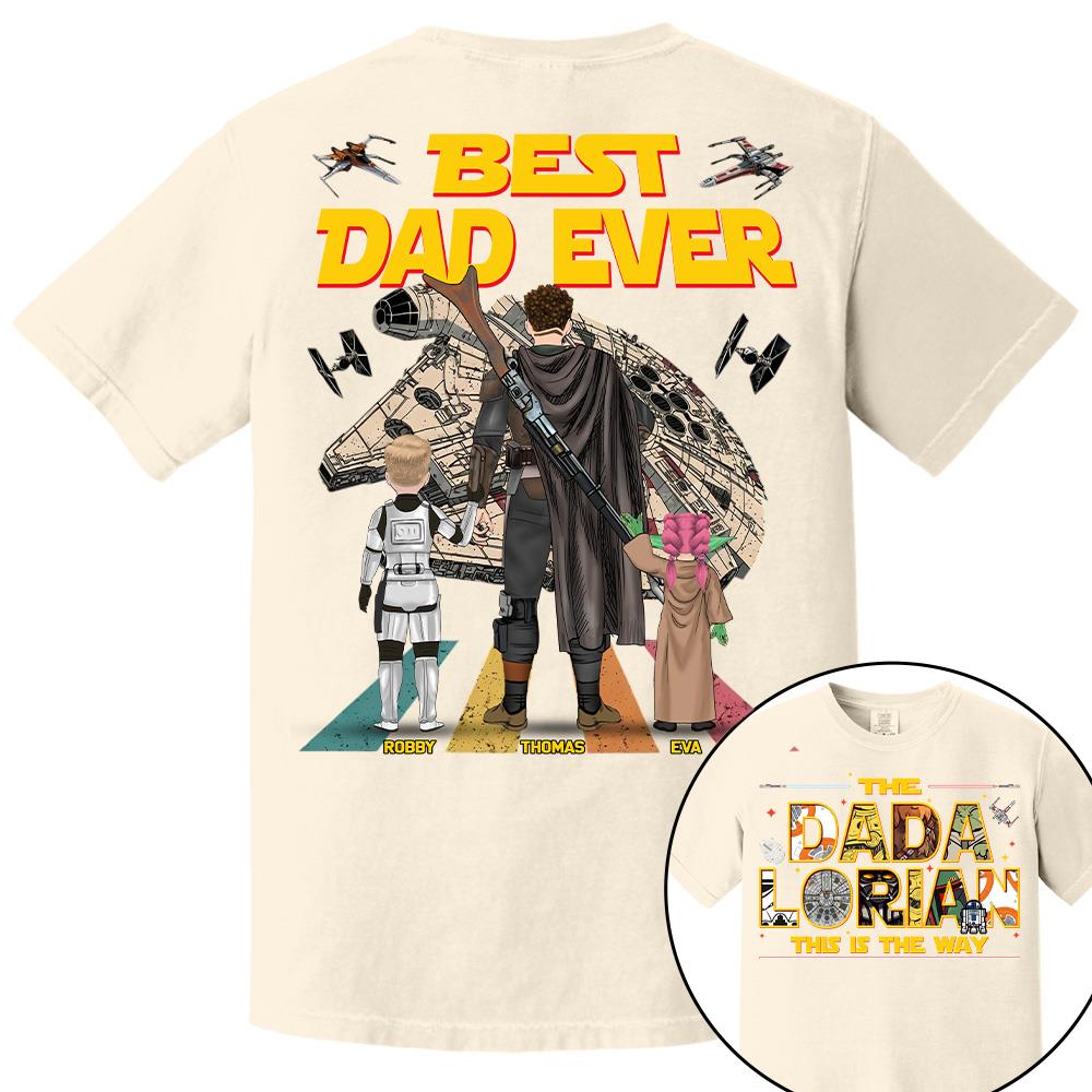 The Dadalorian This Is The Way Personalized Shirt Gift For Dad For Father's Day T1807 Hv01