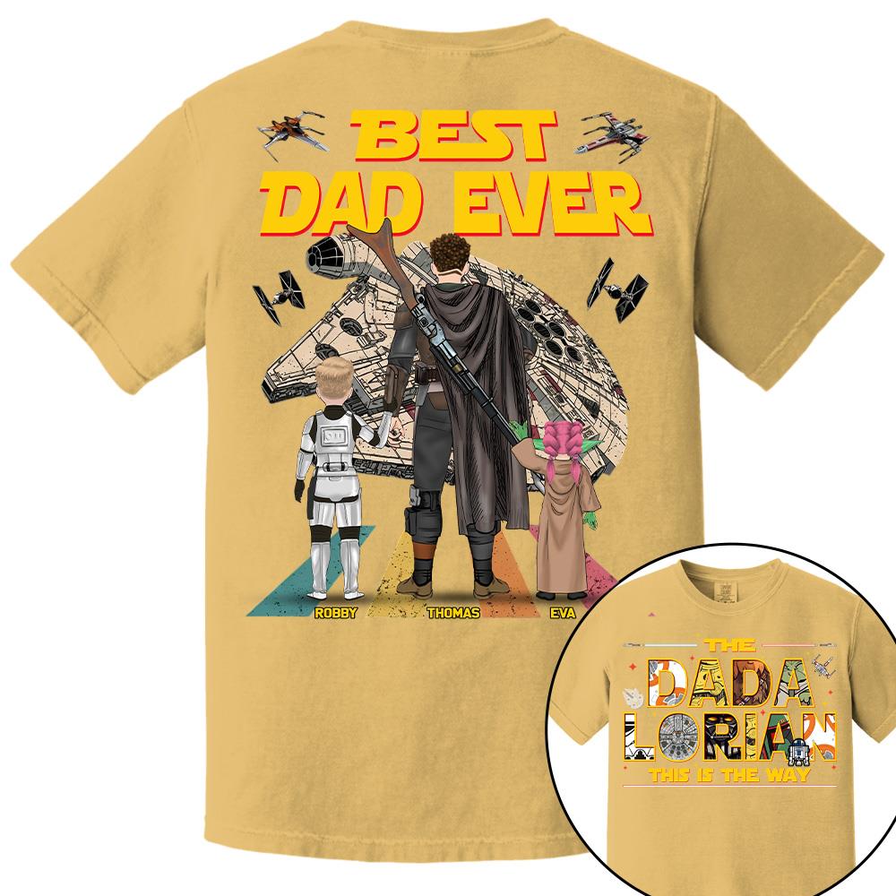 The Dadalorian This Is The Way Personalized Shirt Gift For Dad For Father's Day T1807 Hv01