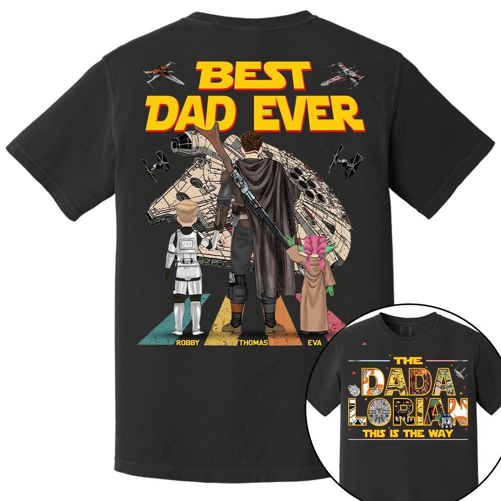 The Dadalorian This Is The Way Personalized Shirt Gift For Dad For Father's Day T1807 Hv01