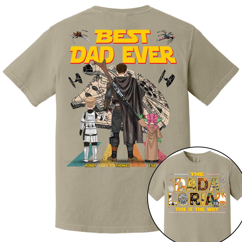 The Dadalorian This Is The Way Personalized Shirt Gift For Dad For Father's Day T1807 Hv01