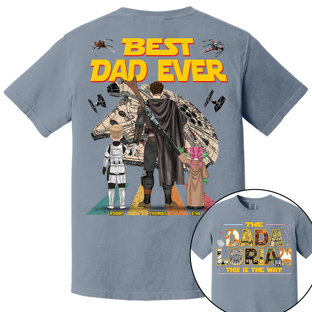 The Dadalorian This Is The Way Personalized Shirt Gift For Dad For Father's Day T1807 Hv01