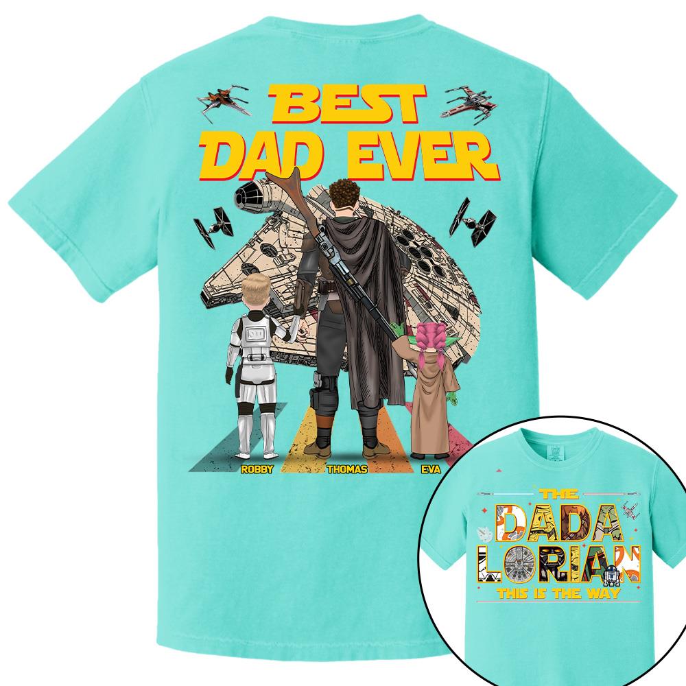 The Dadalorian This Is The Way Personalized Shirt Gift For Dad For Father's Day T1807 Hv01