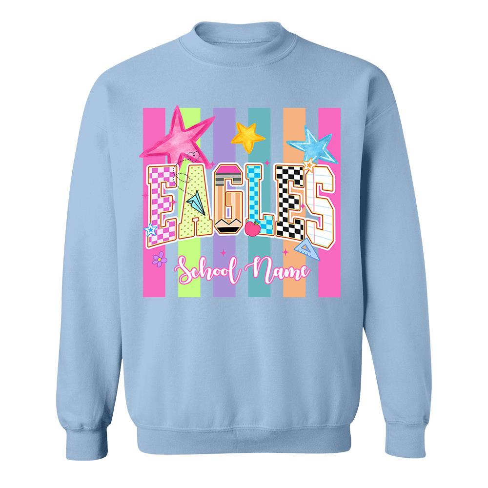 School Mascot Shirt Preppy - Custom Your Mascot School Spirit NA04 Nh00