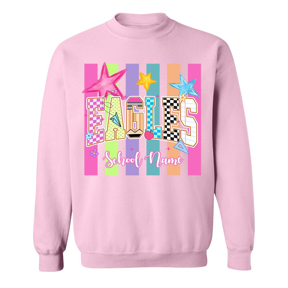 School Mascot Shirt Preppy - Custom Your Mascot School Spirit NA04 Nh00